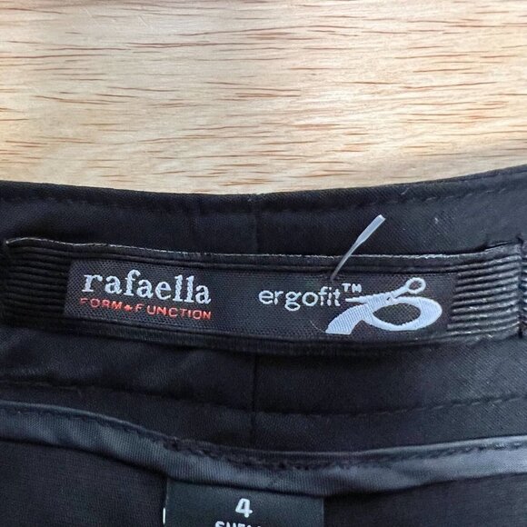 Rafaella Form Function Womens Black Ergofit Slimming Control 5-Pocket Jeans Sz 4 - Picture 8 of 10